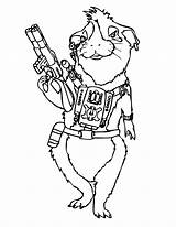 Force Coloring Pages Pig Guinea Drawing Juarez Paratrooper Cartoon Step Getdrawings Agent Kids Popular Hurley sketch template