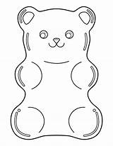 Gummy Bears Museprintables Gummibär sketch template