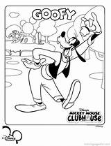 Mouse Mickey Coloring Clubhouse Pages Sheets Printable Disney Coloringpagesfun sketch template