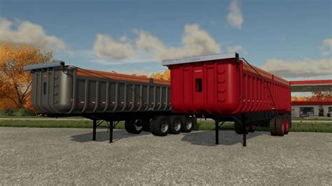 fruehauf dump trailer   farming simulator    mod