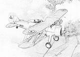 Coloring Pages Biplane Biplanes Raf Getcolorings Gladiator Gloster Filminspector Printable sketch template