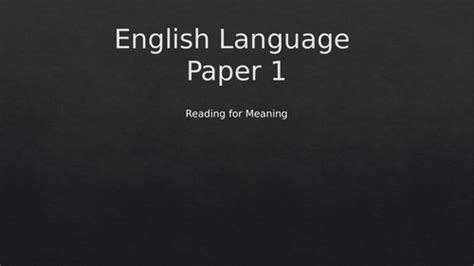 gcse english language paper       teaching resources