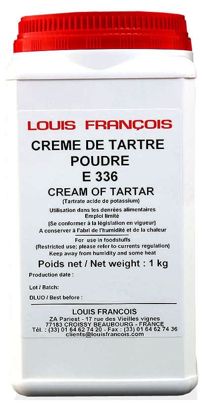 crème de tartre 1 kg louis françois meilleur du chef