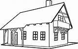 Coloring House Machovka Wecoloringpage Building sketch template