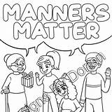 Manners Haz sketch template