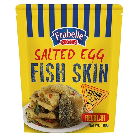 frabelle foods salted egg fish skin regular  shopee philippines