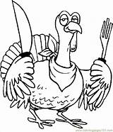 Turkey Thanksgiving Drawing Coloring Pages Utensils Sketches Color Easy Cooked Realistic Drawings Clipart Printable Cliparts Poultry Draw Line Online Holidays sketch template