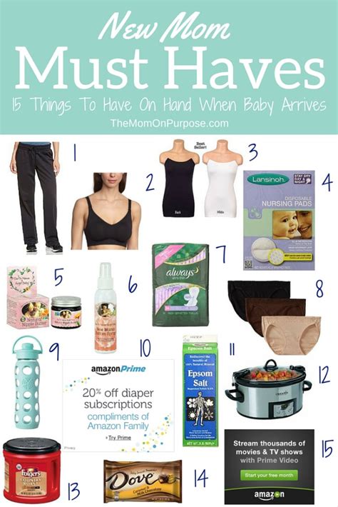 Must Haves For Every New Mom The Simply Organized Home