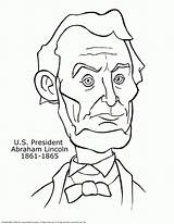 Lincoln Abraham Coloring Pages Drawing Hat Printable President Getdrawings Getcolorings Comments sketch template
