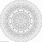 Coloring Tribal Pages Adults Adult Getcolorings Color Mandala sketch template