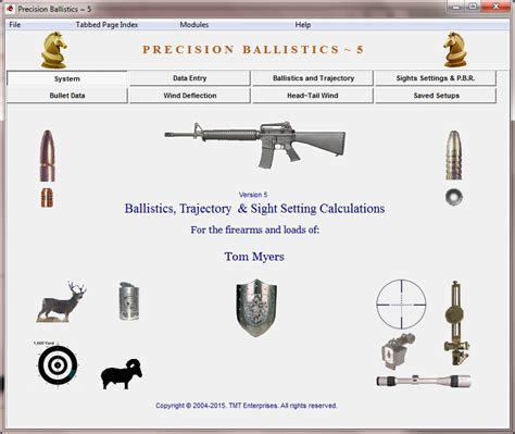 ballistics software