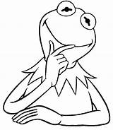 Kermit Coloring Frog Pages Printable Drawing Funny Kids Ge5 Sesame Street Comments Getdrawings Choose Board Coloringhome Disimpan Dari sketch template