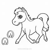 Horse Coloring Pages Baby Cute Print Cartoon Vector Printable Kid Paw Jpeg Color 1280px sketch template