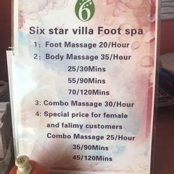 star villa foot spa closed  reviews massage  bolsa ave