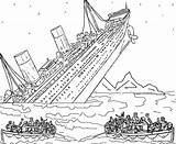 Coloring Pages Shipwreck Print Getcolorings Titanic Color sketch template