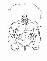 Hulk Incredible Frisch Bestcoloringpagesforkids Stampare sketch template