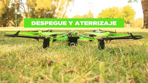 drone  pro instrucciones  el despegue aterrizaje youtube
