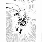 Saitama Fists Powerful Xcolorings 1200px sketch template