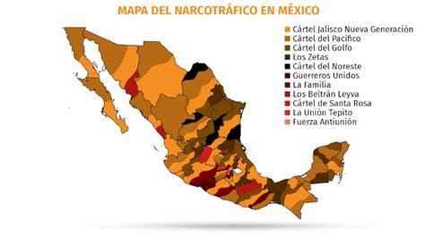 El Nuevo Mapa Del Narco En México Cjng Se Extiende Como Una Plaga Por