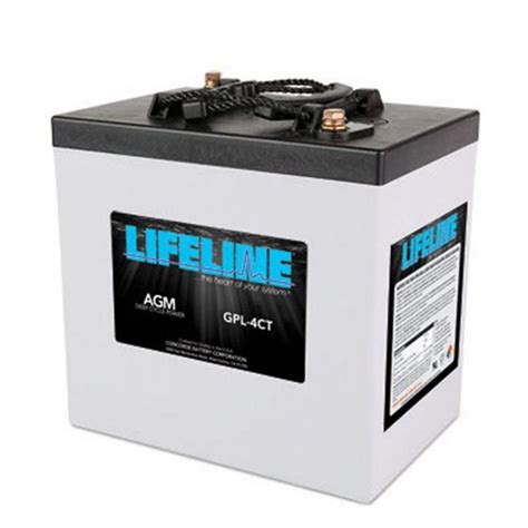 lifeline   ah deep cycle sealed agm battery gpl ct