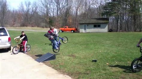 awesome bike jump youtube