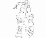 Asuka Tekken Kazama Coloring Pages Character sketch template