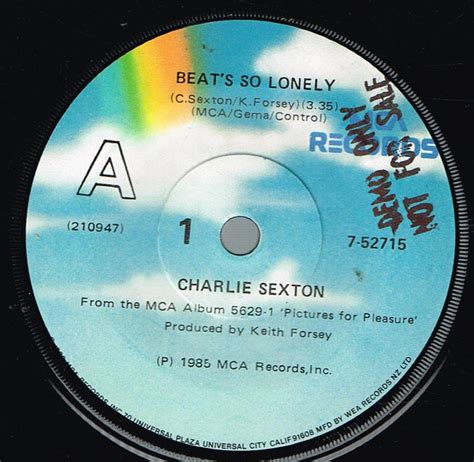 Charlie Sexton Beat S So Lonely 1985 Vinyl Discogs