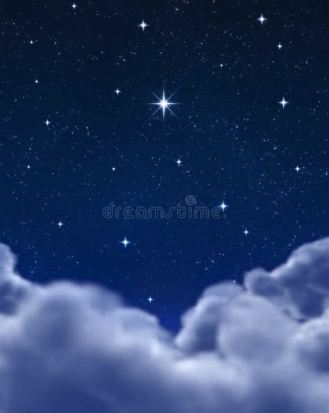 bright star  night sky  space stock illustration illustration