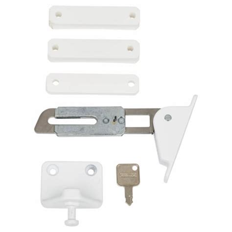 surface mounted upvctimber window restrictor   mm  hand white