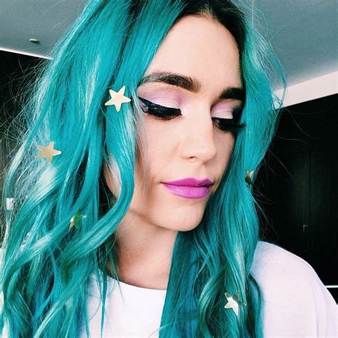 amy sheppard instagram turquoise blue hair popsugar