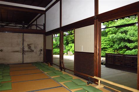 Round Of The Seasons In Japan Zen Meditation Room And Dry