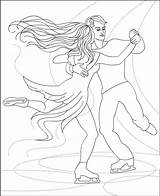 Skating Coloring Figure Nicole Dance Pages Florian Created Friday January sketch template