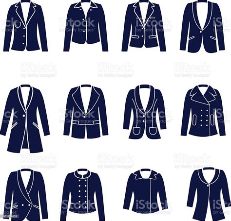 Different Types Of Women Jackets Stock Illustration Download Image