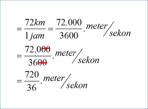 Cara Mudah Mengubah Km Jam Menjadi Meter Sekon Solusi Matematika