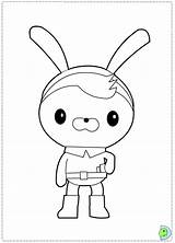 Coloring Octonauts Pages Dinokids Printable Close sketch template