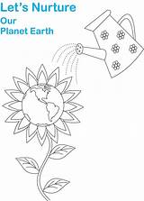 Coloring Earth Pages Kids Printable Resources Nurture Lets Popular sketch template