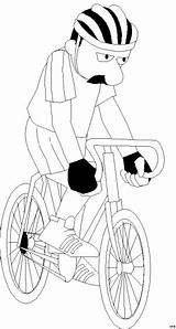 Radfahrer Alter Malvorlage Titel sketch template