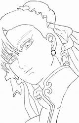 Chun Lineart sketch template