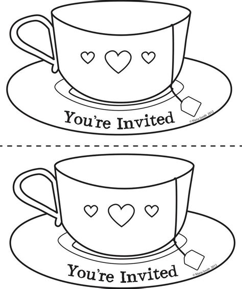 teacup coloring page coloring home