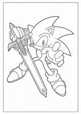 Coloring Sonic Pages Hedgehog Clipart Library Characters sketch template