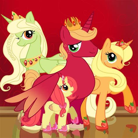 royal apple family   pony friendship  magic photo