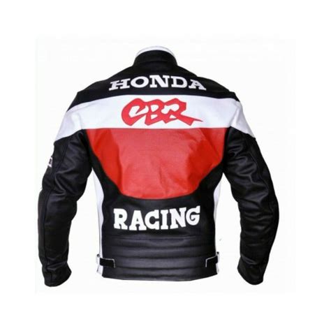 honda cbr real leather motorbike jacket men motorcycle racing ce armors jacket