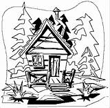 Cabins Camping Wecoloringpage Getdrawings sketch template