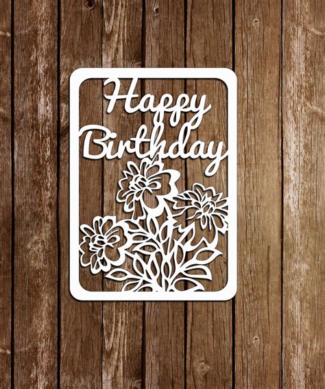 diy birthday card cricut birthday cards birthday card template