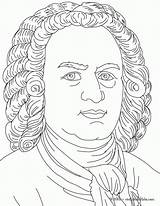 Coloring Bach Pages Sebastian Composer Famous German Johan Composers Color Mozart Music History Classical Paintings Teaching Musicians Musical Colouring Popular sketch template
