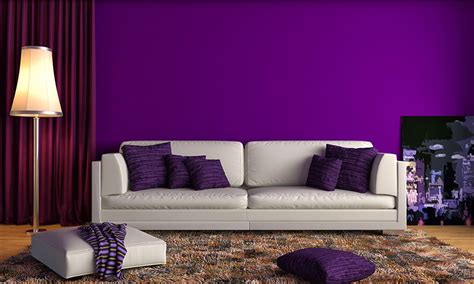 purple wall paint colours   home design cafe purple walls
