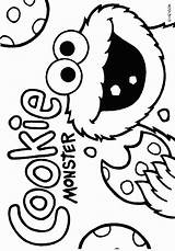 Coloring Kleurplaat Sesamstraat Koekiemonster Pages Monster Sesame Street Fun Kids Nl Elmo sketch template