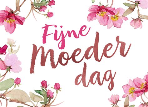 fijne moederdag bloemen roze hallmark moederdag kaarten