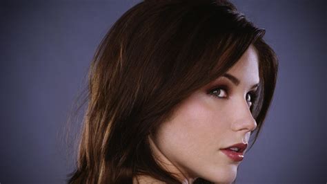 Face Sophia Bush Women Brunette Lipstick Juicy Lips American