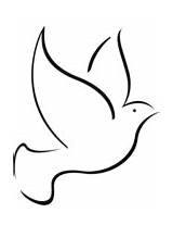 Taube Tauben Supercoloring Dove Fliegende Einfach sketch template